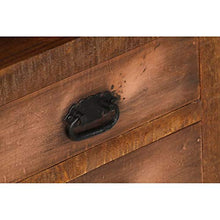 FAMIROSA Credenza con 3 Cassetti 40x30x130 cm Legno Massello di Mango