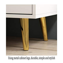 GXT WGZ- Comodino Camera Locker, Camera da Letto Comodino, Soggiorno Locker, Living Room Divano Fianco del Mobile (Color : White-a)