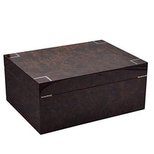 HYY-YY Paper High Gloss Paint Black Walnut Humidor Scatola di legno