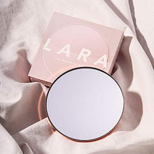 Fancii Lara Specchio Ingranditore Staccabile 10x, Attacco Magnetico, Compatibile con Specchio per Trucco Vera (non inclusi) (Oro Rosa)