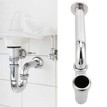 Xirfuni Sifone per lavabo, sifone per lavabo, lavabo in Rame da 30 mm a Forma di Contenitore, WC per Bagno di casa