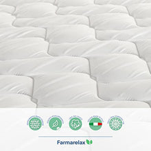 Farmarelax - Materasso singolo 80x160, Altezza 16 cm, Waterfoam, Made in Italy, Ortopedico, Indeformabile, Anallergico, Antibatterico, Antiacaro e Traspirante, Modello: Ecoroyal