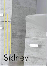 Set Mobile Lavabo Specchio LED Arredo Bagno Moderno Sidney90 CERAMICHEMIRANDA-Toronto