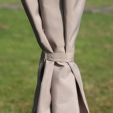 Outsunny Gazebo da Giardino 6 Pareti Rimovibili 12 Paletti Struttura in Metallo Telo in Poliestere 400 x 300 x 264 cm Beige