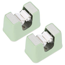Supporto per Scopa Impermeabile con Design a Ganasce a Rullo, 2 Pezzi, Montato a Parete, Facile da installare, Senza Perforazione per L'Ufficio Domestico(Green)