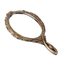 JSJJAQW Specchio per Il Trucco 1 PZ Vintage Trucco Portatile Specchi da Piume Pops Puntelli Specchi Specchi Cosmetici retrò