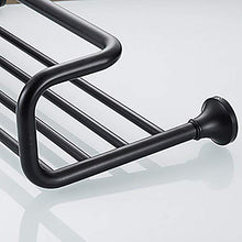 DKEE Moderno Nero Creativo Singolo + Singola Asta Bagno in Ottone Antico Bagno mensola/Bagno Stand/mensola