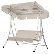 HelloCreate, set di copertura per altalena impermeabile per patio e altalena + copri sedile per altalena a 3 posti