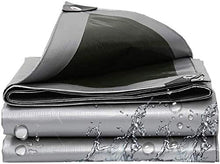 Tela da Vela Tessuto telone Antipioggia e telone di Protezione Solare in Argento (Grigio) |telone Impermeabile for compiti Pesanti Copertura for Tenda da Campeggio, Amaca, Piscina, Auto, Moto