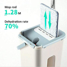 SSAYY Spray Mop Straccio Piatto Spugna E Secchio Mano Libera Strizzare La Pulizia del Pavimento Microfibra Cuscinetti per Mop da 360 Gradi Strumenti di Pulizia per Uso Bagnato O Asciutto