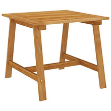 FAMIROSA Tavolo da Pranzo da Giardino 88x88x74 cm in Massello di Acacia