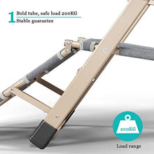 WUTONG Poltrona reclinabile a gravità Zero più Comoda, Sedia da Giardino per Feste da Campeggio, Sedia con Design allargato