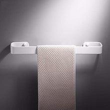 XPY-Towel rack Portasciugamani stile europeo bagno verniciato bianco portasciugamani traforato asciugamano asta appendiabiti 30 cm