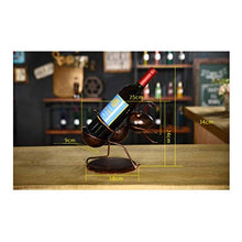 LHQ-HQ Wine Rack Decoration Bar Creativo Decorazione Governo del Vino Wine Rack Display Ant Modello Rack Ferro Vino