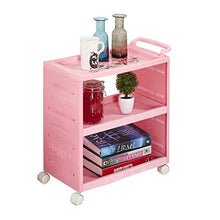 Scaffale CHDE Cremagliera delle merci - Cremagliera del bagno della cucina della casa del carrello di plastica del carrello dello strumento del salone di capelli di bellezza carrello degli attrezzi