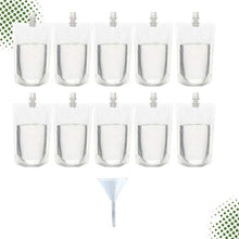 UPKOCH 31 Pezzi Boccette Liquore Borsa da Crociera Alcool Rum Corridore Boccetta di Bevanda da Viaggio Boccetta Sacchetto di Plastica Occultabile per Viaggi All'aperto 100 Ml