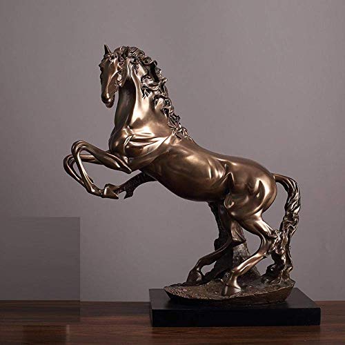 FTFTO Attrezzatura Vivente Tengkong Cavallo Soggiorno Decorazione del Desktop Armadietto del Vino Decorazione d'ingresso Resina Crafts-C_22 * 11,5 * 33CM