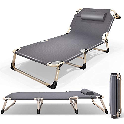 Letto pieghevole Reclinabile Pausa pranzo singola Ufficio Pisolino Casa Semplice emergenza Portatile Marcia Escort Semplice regolazione a quattro velocità