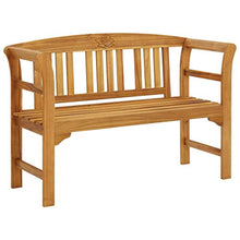 FAMIROSA Panchina da Giardino 120 cm in Legno Massello d'Acacia-0284