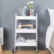YIN YIN Carrello per Ripiani Cucina Rack in Acciaio al Carbonio Mobile conveniente Carrozzina Cucina Bagno Soggiorno Semplice Camera da Letto Moderna Verde Acqua 2 Colori Carrello a rulli
