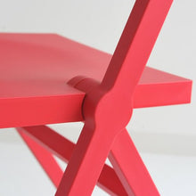 Alessi ASPN3027 Piana Sedia, Fibra di Vetro/PP, Rosso, 52x46x90 cm