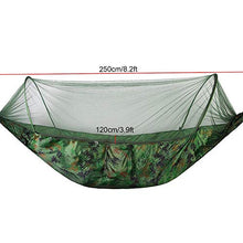 FTVOGUE - Amaca da campeggio doppia/singola e portatile, con zanzariera, per viaggi, campeggio, escursioni, cortile (01)