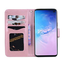 Saceebe Compatibile con Huawei P30 pro Custodia pelle Cover a libro Portafoglio Flip Case [Custodia in pelle goffrata Love con cordino] Farfalla diamante Anteriore e posteriore Cover,oro rosa