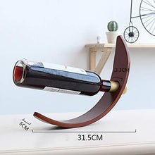 Buy and buy at Brandon Creative Wooden Semi-Circle Wine Rack Gravity Wine Rack Decoration Oblique Insert Restaurant Wine Cabinet Decoration Home Display StandDarkA