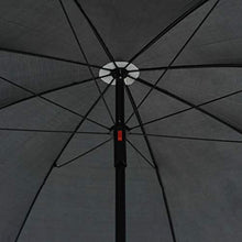 GOTOTOP Divano da Giardino con Parasole,Divano da Giardino 2 Posti,Polyrattan e Telaio in Acciaio,130 x 58 x 77 cm Grigio