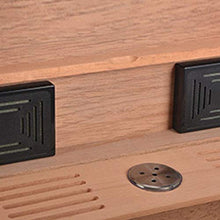 Cigar Box Cigar Humidor ad Alta capacità Cigar Box Gabinetto Cigar Box Cigar Box Neve Scatola di Prima Scelta Insieme di Fumo di Sigaro Storage Box in Lega di Zinco