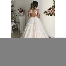FTFTO Accessori per la casa Abiti Eleganti e semplici Abito da Sposa Romantico con Scollo a V in Tulle Aperto Abito Senza Maniche Abito da Sposa Romantico 10