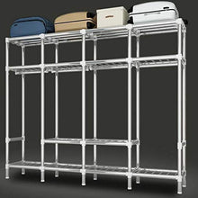 NXYJD Armadio Semplice Panno Armadio d'Acciaio Full Frame Ispessimento Bold Staccabile Doppio Guardaroba Tessuto Home