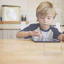 Protezione per Starnuti Protezione Contatori dello Schermo Eparatore Portatile Protettivo Trasparente Perspex Protettivo Barriera per Scuole di Ristoranti