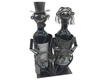 Portabottiglie da Sposa in Metallo portabottiglie in Metallo portabottiglie Vino Figure Amanti etern