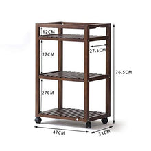 LYM &ripiano di stoccaggio Scaffale da Cucina Scaffale da Cucina in Legno massello Scaffale da Salotto Scaffale da Bagno Scaffale da Bagno Scaffale da Cucina Scaffale di Finitura