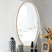 Bathroom mirror Specchio da Bagno Nordico Specchio per specchi da Parete Appeso Ovale Bagno a Parete Camera da Letto Specchio da Bagno Minimalista