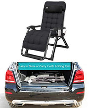 SHUAIIJUAN Sedia per il tempo libero domestico Sedie da giardino Reclining Patio |Regolabili Sedie pieghevoli di campeggio esterna reclinabile Soggiorno con Utility Coppa Supporto Vassoio 330 lb