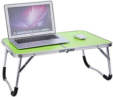 Tavolo da picnic all'aperto Tavolo pieghevole per laptop in alluminio, colazione a letto vassoio, scrivania standing per home office e viaggi □ pieghe a metà con spazio di archiviazione interno c Bbq
