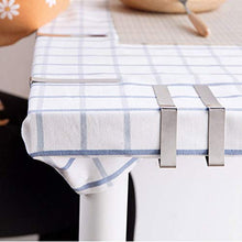 HCYY Clip per tovaglia 6 Pezzi/Set Clip per tovaglia Pratica Supporto per Copertura da Tavolo in Acciaio Inossidabile per la Festa Nuziale Accessori per la casa Pinza per Picnic Gadget