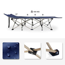 Todeco - Letto Pieghevole per Spiaggia, Lettino Regolabile - Materiale: Poliestere 600D, Tubi di Acciaio - Carico Massimo: 150 kg - 190 x 67 x 35 cm, Blu Navy