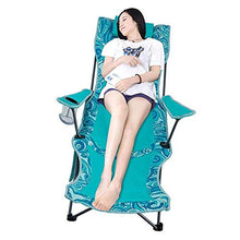Luce blu all'aperto per il tempo libero singolo letto pieghevole portatile reclinabile da viaggio ufficio pausa pranzo assonnate letto da campeggio letto da pesca letto da letto sedie da campeggio