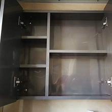 Armadietti a specchio Da Bagno in Acciaio Inossidabile Specchio da Bagno A Parete con Ripiano Bagno (Color : Silver, Size : 60 * 60 * 13cm)