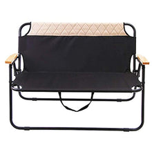 XUSHEN-HU Outdoor Doppia Sedia a Sdraio Doppia Sedia Pieghevole Doppio Casuale poltroncina in Legno, Formato Pieghevole 110 * 80 * 25 Centimetri