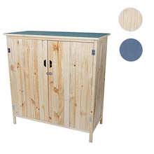 Mendler Armadietto Armadio Ufficio Cantina Garage HWC-D56 55x115x120cm Legno Naturale