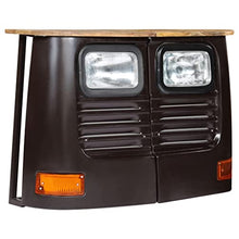 vidaXL Legno Massello di Mango Credenza Camion Grigio Scuro Armadietto Madia