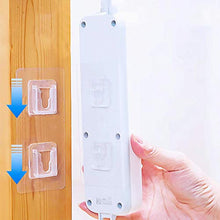 sylbx 20 Paia Ganci da Parete Trasparenti Autoadesivi,Ganci da Parete Biadesivi,Ganci Adesivi a Doppia Faccia,Riutilizzabile, Adatto per Camera da Letto Cucina Soggiorno Bagno