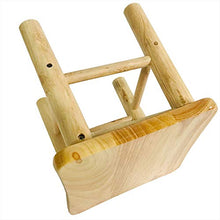 KELUNIS Sgabello con Gradini in Legno Massello, Poggiapiedi Leggero Fatto A Mano Piccola Panchina Domestica per Cucina, Soggiorno, Camera da Letto,A