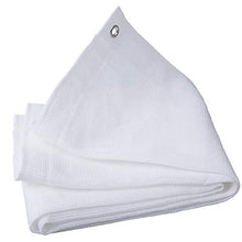 SDFGO Bianco Rete ombreggiante Artificiale Ombra 90% Decorazioni Giardino(Size:5 * 6)