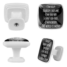 Poster motivazionale 4 PCS Pomelli per Porta, Pomolo per Mobile, Pomelli per Mobili con Viti, Maniglia per Armadietto, Pomelli per Porta, Pomelli per Cassetti per Porta, Armadio, Cassetto e Credenza