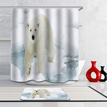 LIYAN Combinazione Bagno. Immagini Chiare E Colori Vivaci Rendono Il Tuo Bagno Pieno di Vita. Accessori da Bagno. Animali Selvaggi. Orso Polare.